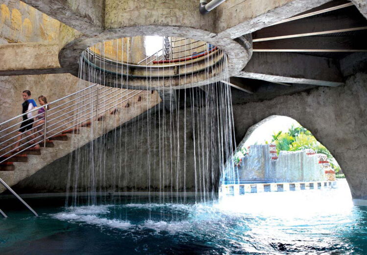 Walk Down to the Volcano at Watermill Aquatic Park