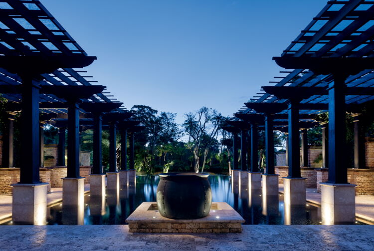 Soak in the Solitude of Spa Botanico at Night