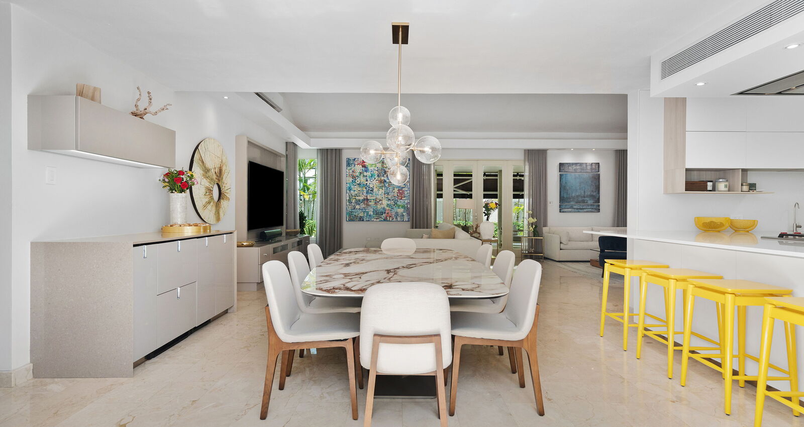 Contemporary Dining Room Puerto Rico