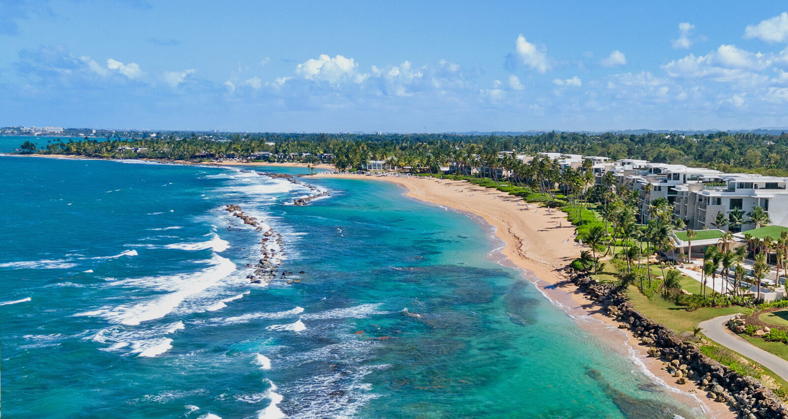 aerial view of oceanfront estates for sale at dorado beach showcasing the ocean