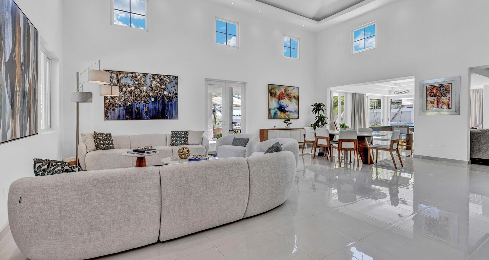 contemporary living room