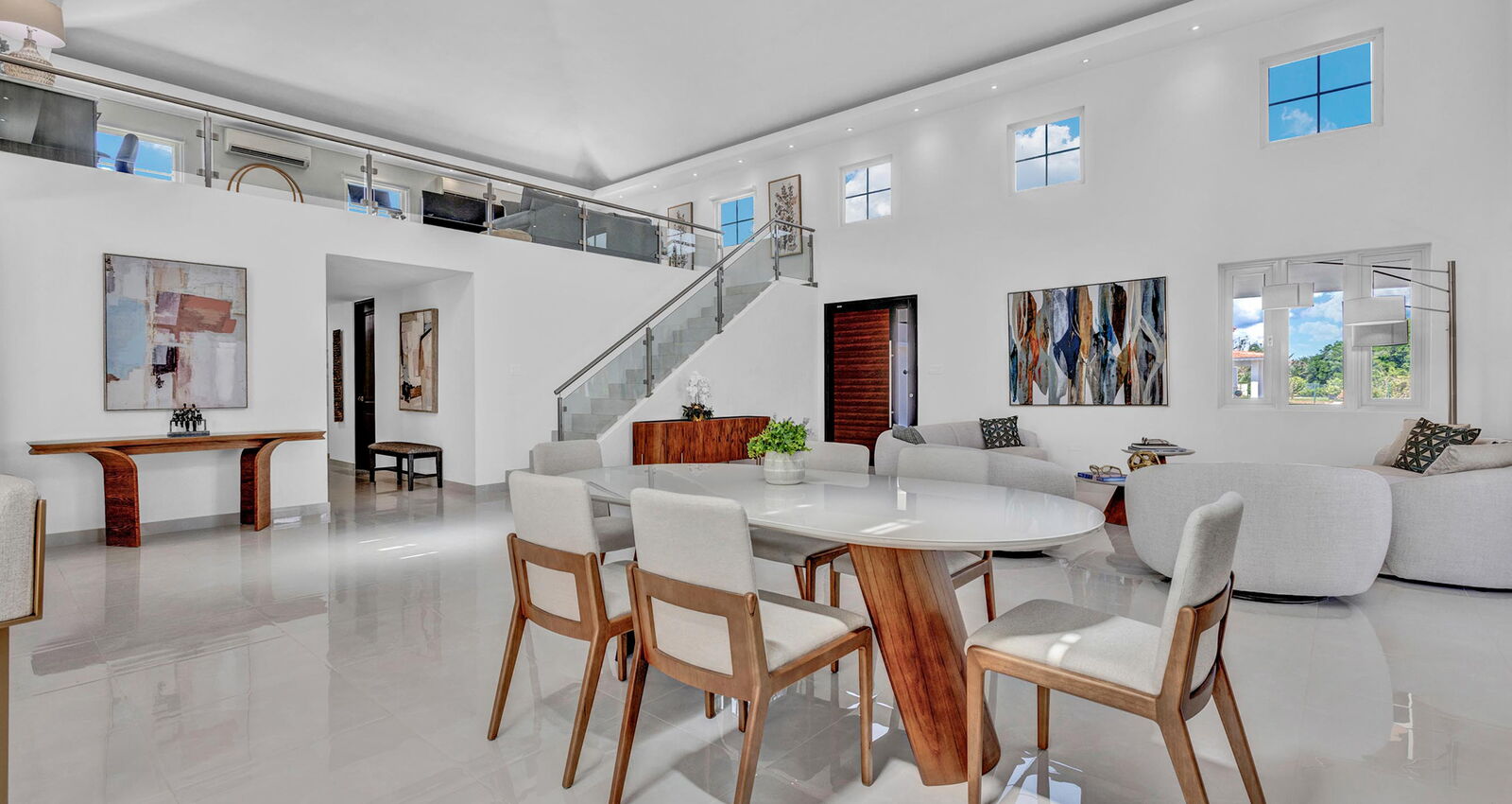 modern dining room