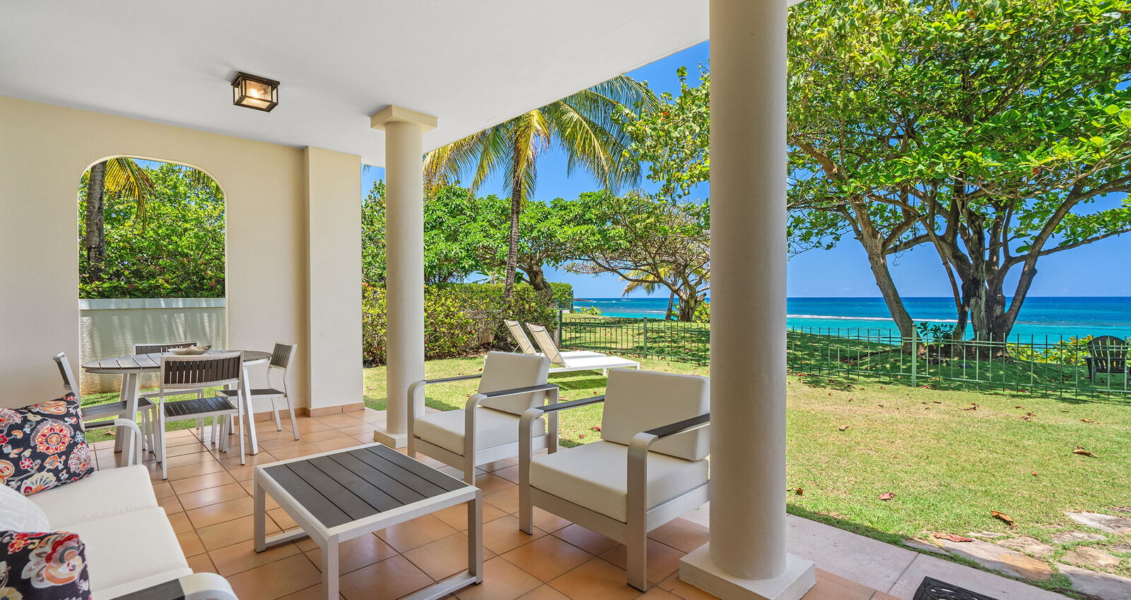 Ocean Front Terrace Long Term Rental Dorado Puerto Rico