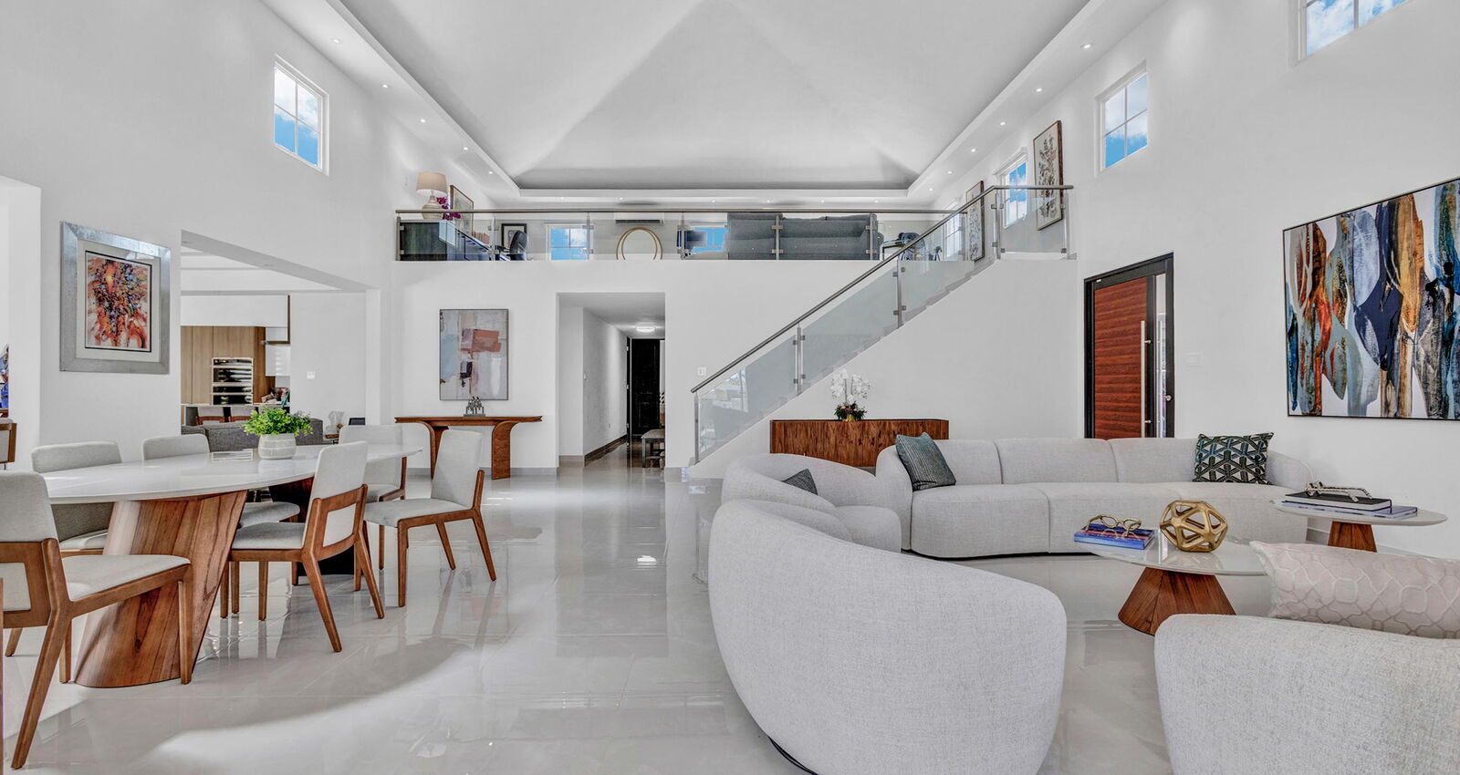 contemporary living space