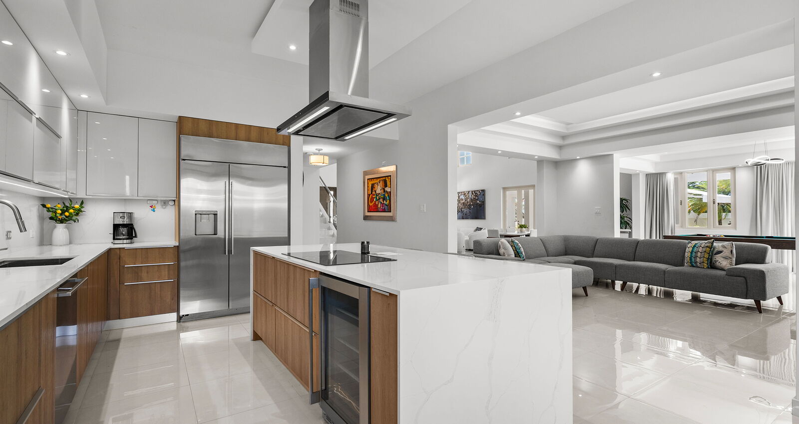 modern kitchen sabanera dorado beach real estate