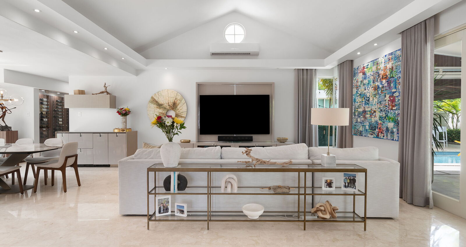 Contemporary Living Room Puerto Rico