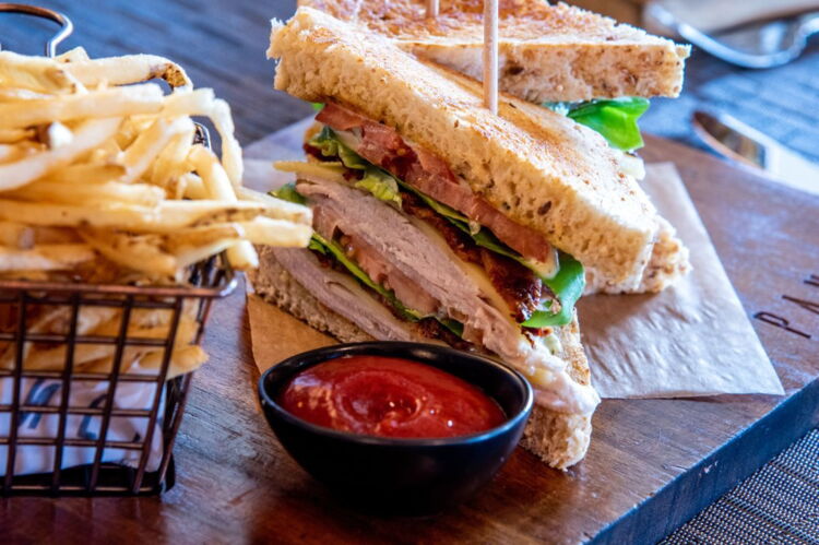 Panela's Turkey Club Sandwich